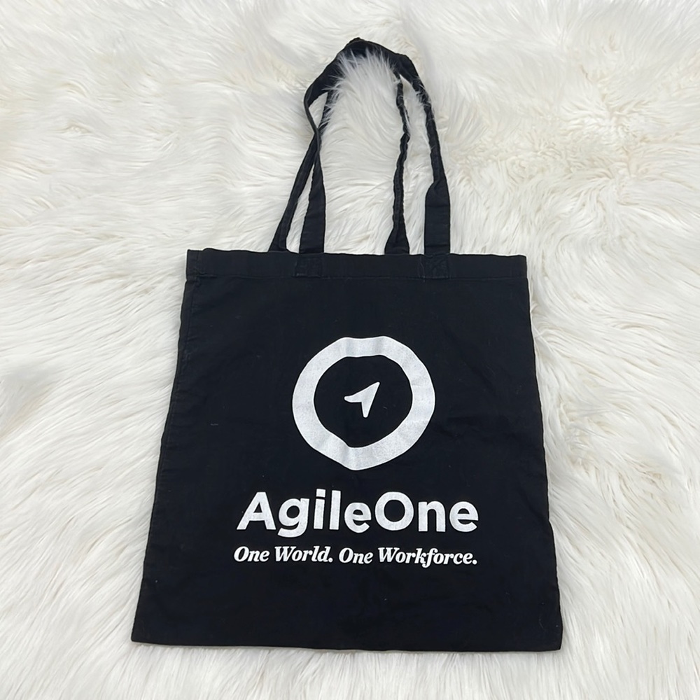💝 $1 when Bundled 💝 Black Tote Bag, Agile One brand
